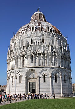 The Pisa Baptistry. Italy