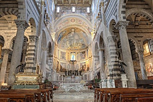 Pisa Cathedral interior, Italy