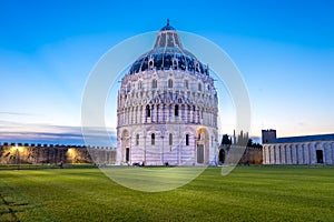 Pisa Cathedral and leaning tower of Pisa Italy