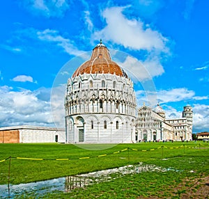 Pisa - Italy: Baptistery, Cathedral, and Leaning Tower