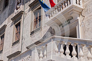 Pisa: main entrance of the Scuola Normale Superiore university photo