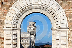 Pisa, miracle square and pisa tower