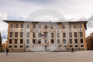 Pisa: Palazzo della Carovana, at Piazza dei Cavalieri Knights` Square