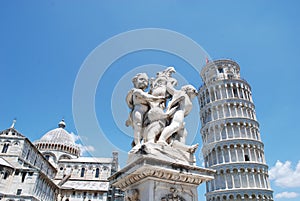 Pisa, square of miracles, tower and monuments