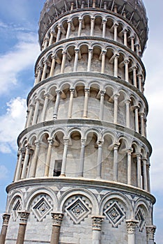 Pisa tower close detail