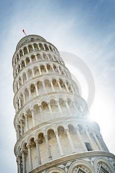 Pisa tower leaning, Italy