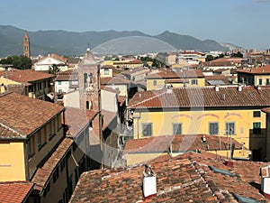 Pisa Tuscany Italy with towers