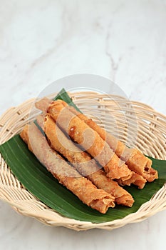 Pisang Aroma or Banana Spring Roll