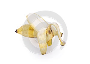 Pisang Awak banana isolated on white background