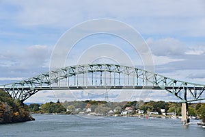 Piscataqua River Bridge in Portsmouth, New Hampshire