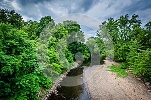 The Piscataquog River, in Manchester, New Hampshire.