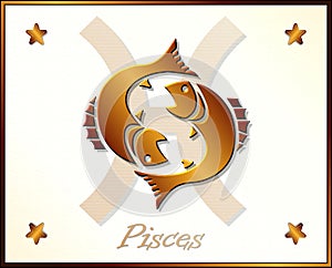 Pisces zodiac star sign photo