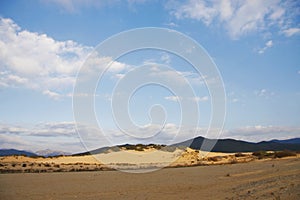 Piscinas sand dunes in Sardinia