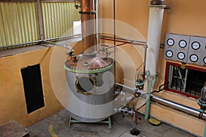 Pisco production at factory, Elqui Valley, Chile