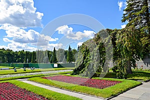 Piskaryovskoye memorial cemetery in Leningrad