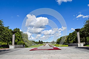 Piskaryovskoye memorial cemetery in Leningrad