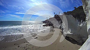 Pismo Beach California - White Cliffs and Ocean