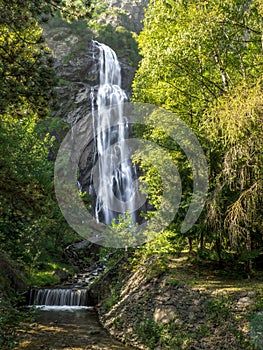 Pissevache Waterfall in Switzerland.