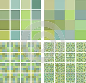 Pistachio color tiles