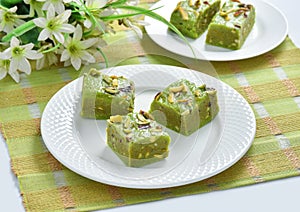 Pistachio Halva is a delicious snack food