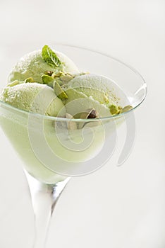 Pistachio ice cream