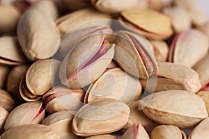 Pistachio macro photo