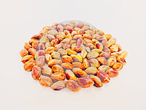 Pistachio nut kernels dry fruit food pile pista pistacia vera, pista, pistache, pistazie, pistacho, pistacja, pistasj photo