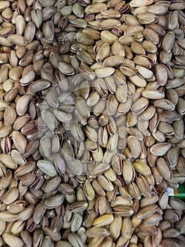 Pistachios in bulk but isolated