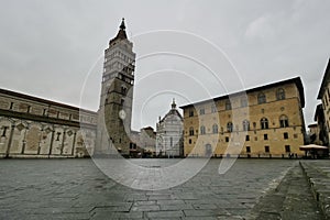 Pistoia Duomo square, Tuscany, Italy