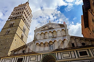 Pistoia, historic city of Tuscany, Italy: duomo