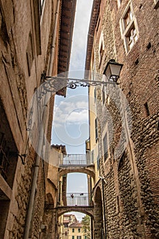 pistoia historical center and medieval building