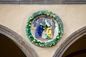 Pistoia tuscany art ceramic decoration