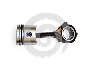 Piston and connecting rod