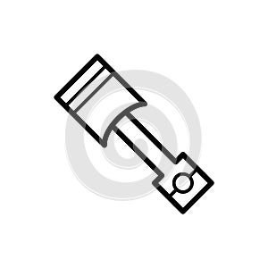 Piston engine icon vector logo design template