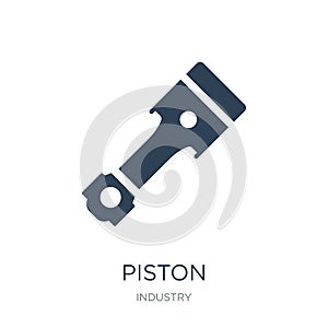 piston icon in trendy design style. piston icon isolated on white background. piston vector icon simple and modern flat symbol for photo