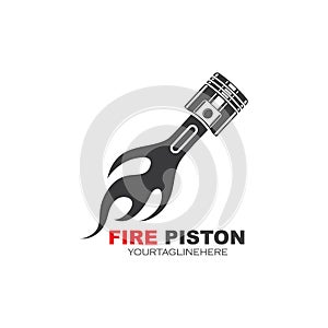 piston vector icon illustration design