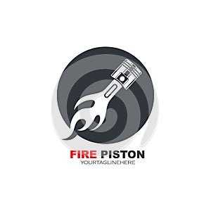 piston vector icon illustration design