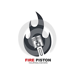 piston vector icon illustration design