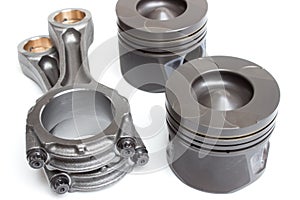 pistons and connecting rods