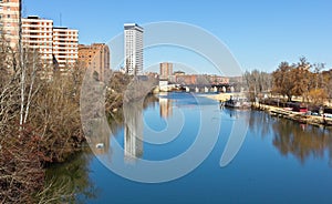 Pisuerga River in Valladolid