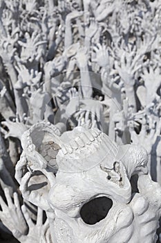 Pit of Hell at Wat Rong Khun