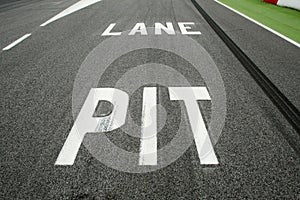 Pit Lane Entrance