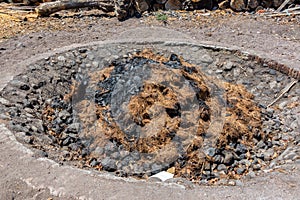 Pit used in Mezcal Production