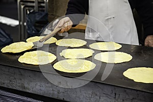 Pita bread corn photo