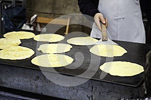 Pita bread corn photo