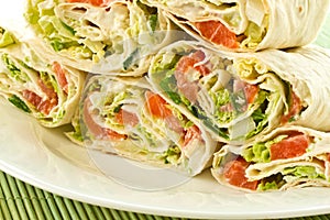 Pita bread stuffed with