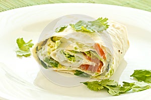 Pita bread stuffed with