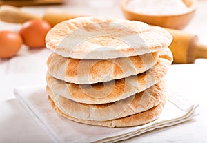 Pita bread photo