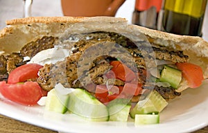 Pita donner kebab larnaca cyprus