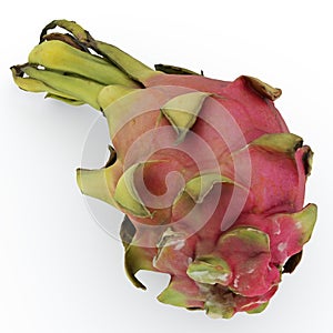 pitaya dragon fruit cactus organic food 3D illustration
